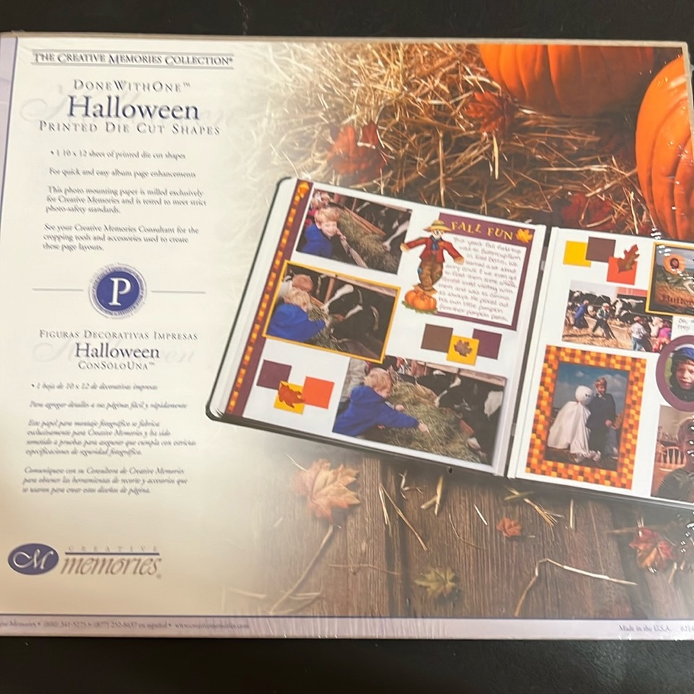 Creative Memories Done with One Halloween